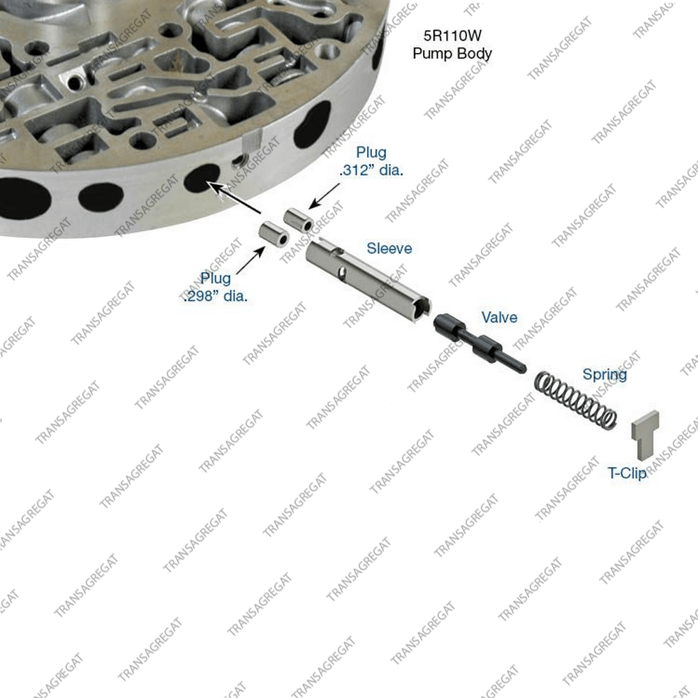 Клапан ограничения давления гидротрансформатора