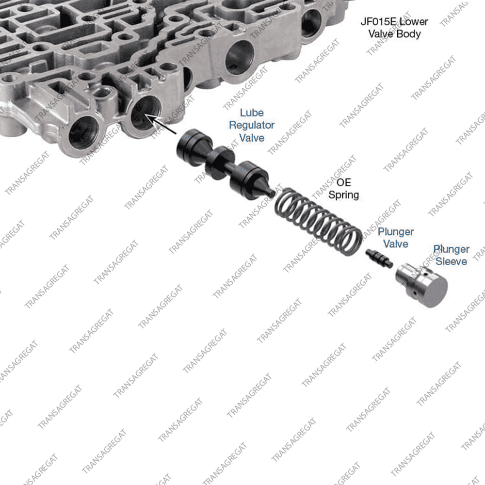 Клапан регулировки смазки гидротрансформатора (тип 2, ремонтный)