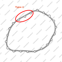 Прокладка межкорпусная (тип 2, 21 отверстие, бумажная)*