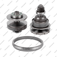 Комплект шкивов с ремнем (тип 3, 27 зубов на шестерне, б/у)