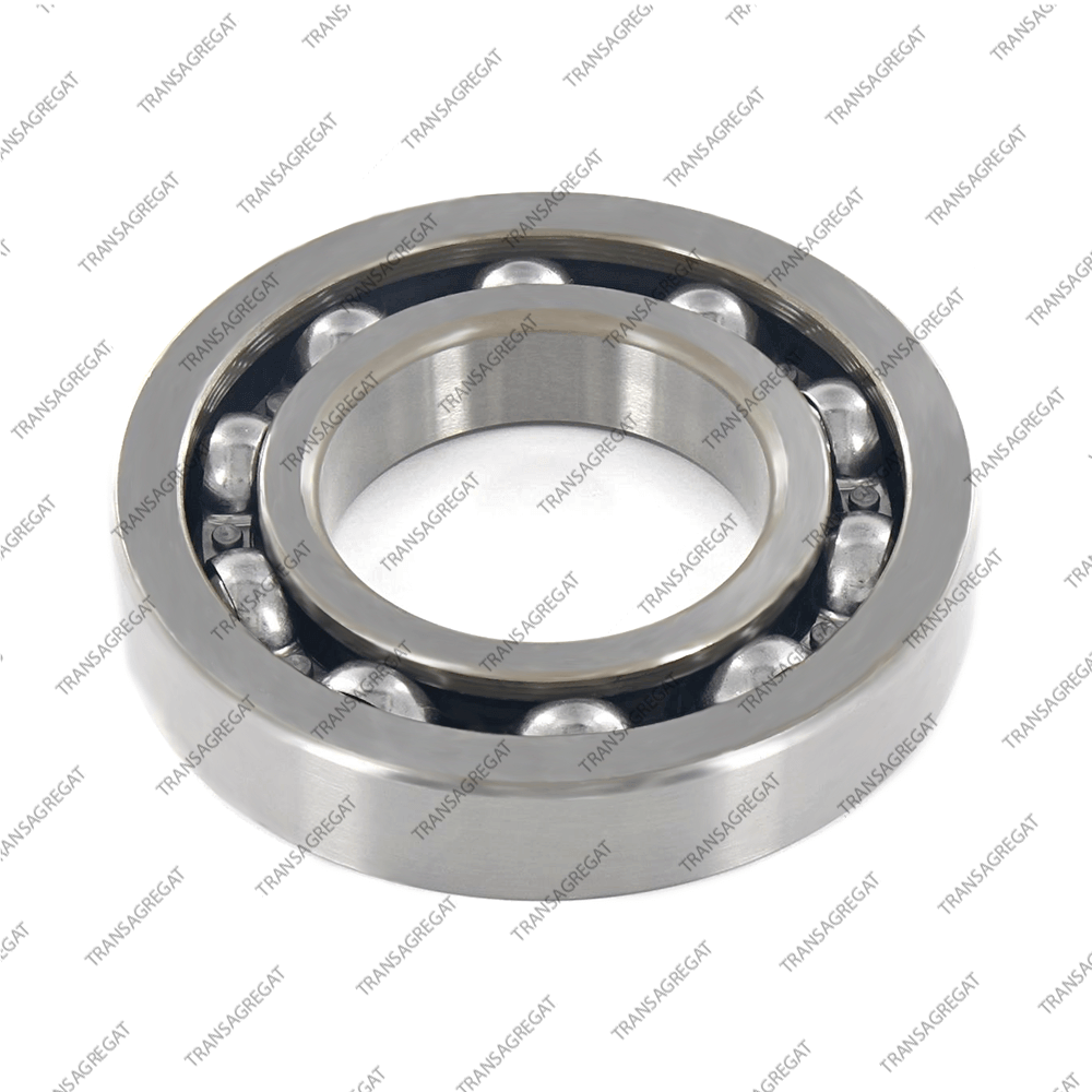 Подшипник ведущего шкива передний (тип 1, 49x95x18.0, шариковый, металлический сепаратор)