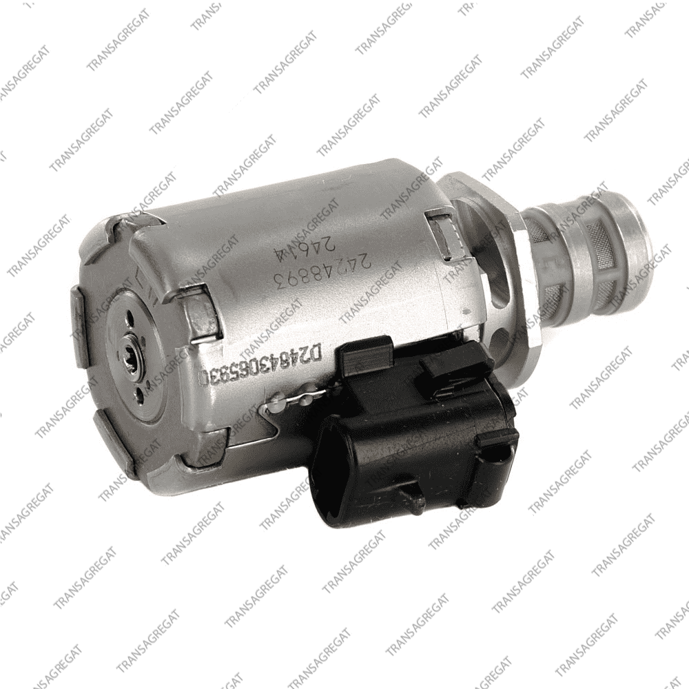 Соленоид регулировки давления (тип 2, 2003-up, серебристый корпус, черный разъем сбоку)